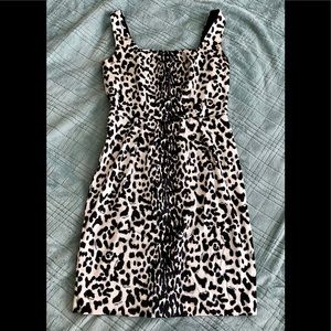 WHBM Leopard Print Dress - Size 6
